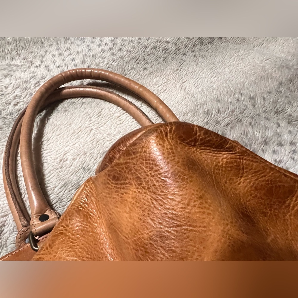 BED STU Italic Cafe Latte Rustic Bag Handbag Tote Bag NWT $345 - Picture 8 of 16